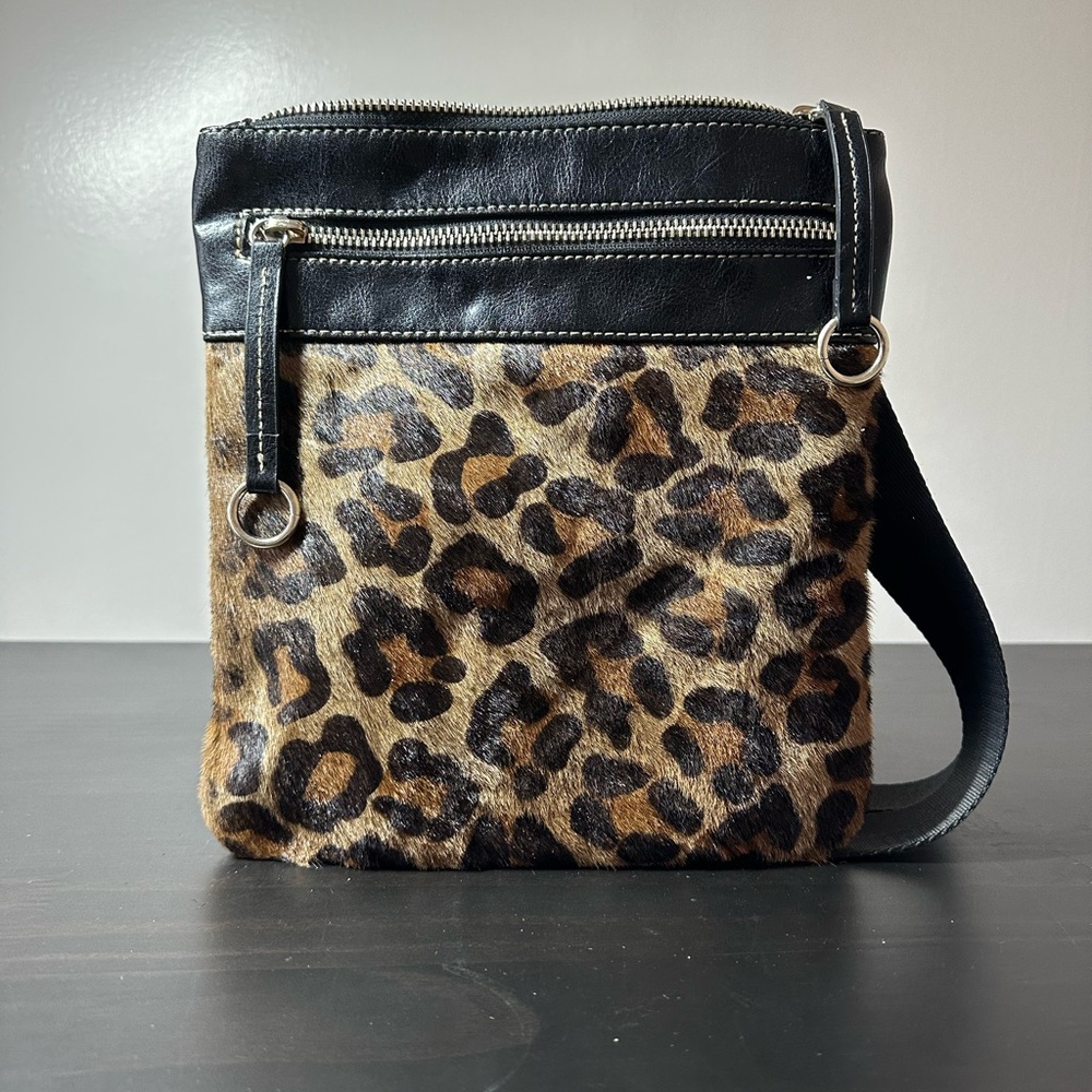 Cheetah Print Fur Bag